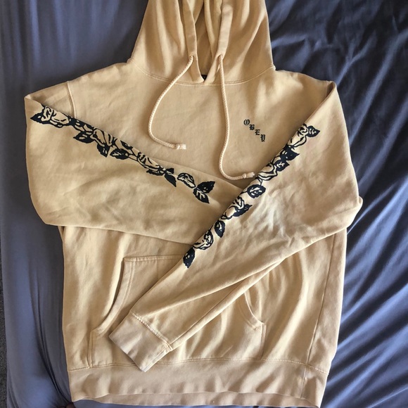 tan obey hoodie
